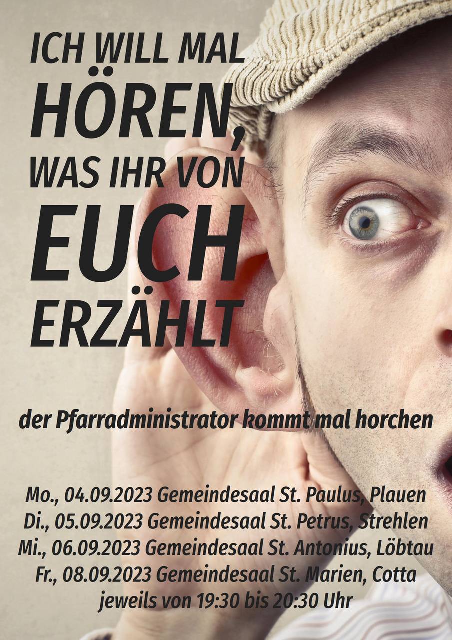 m_hoeren_gespraechsabend | Kath. Pfarrei Selige Märtyrer vom Münchner Platz - Aktuelles St. Marien - Gesprächseinladung